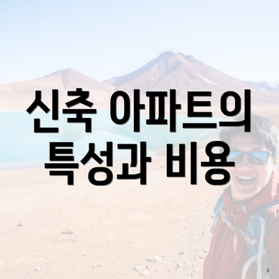 신축 아파트의 특성과 비용
