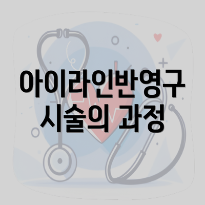 아이라인반영구 시술의 과정