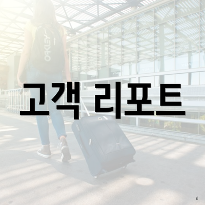 고객 리포트