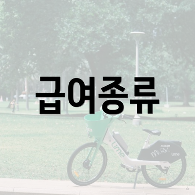 급여종류