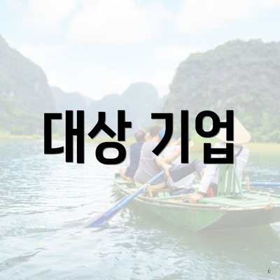 대상 기업