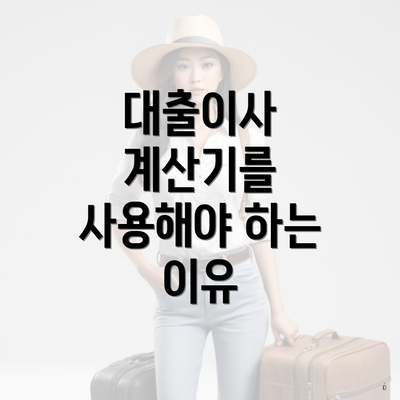 대출이사 계산기를 사용해야 하는 이유