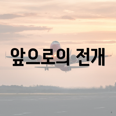 앞으로의 전개