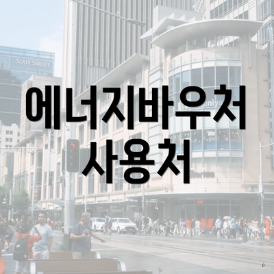에너지바우처 사용처