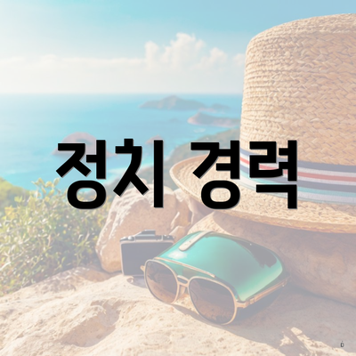 정치 경력