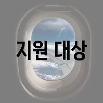 지원 대상