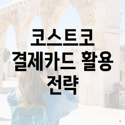 코스트코 결제카드 활용 전략