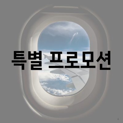 특별 프로모션