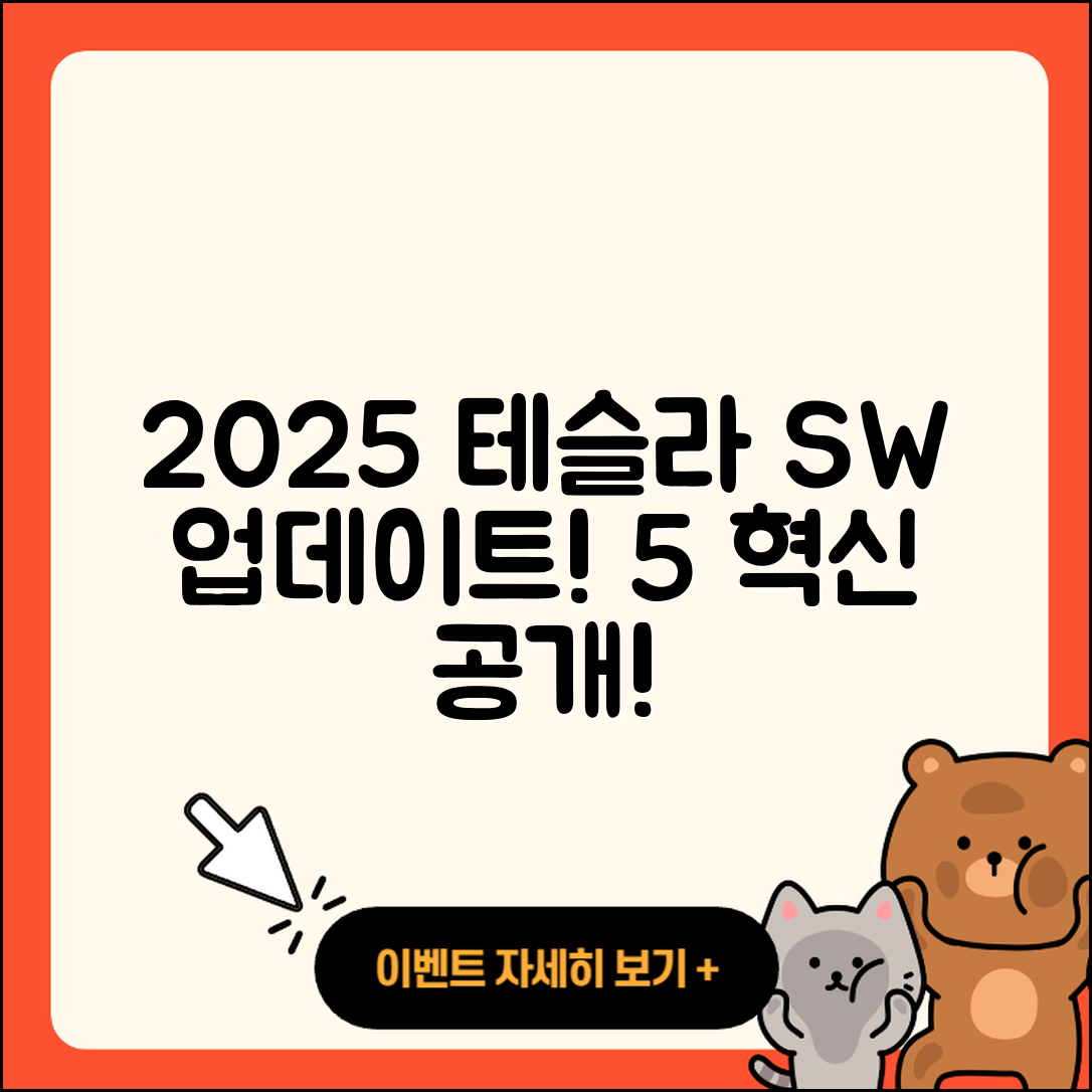 2025 테슬라 소프트웨어 업데이트로 변화한 5가지 혁신